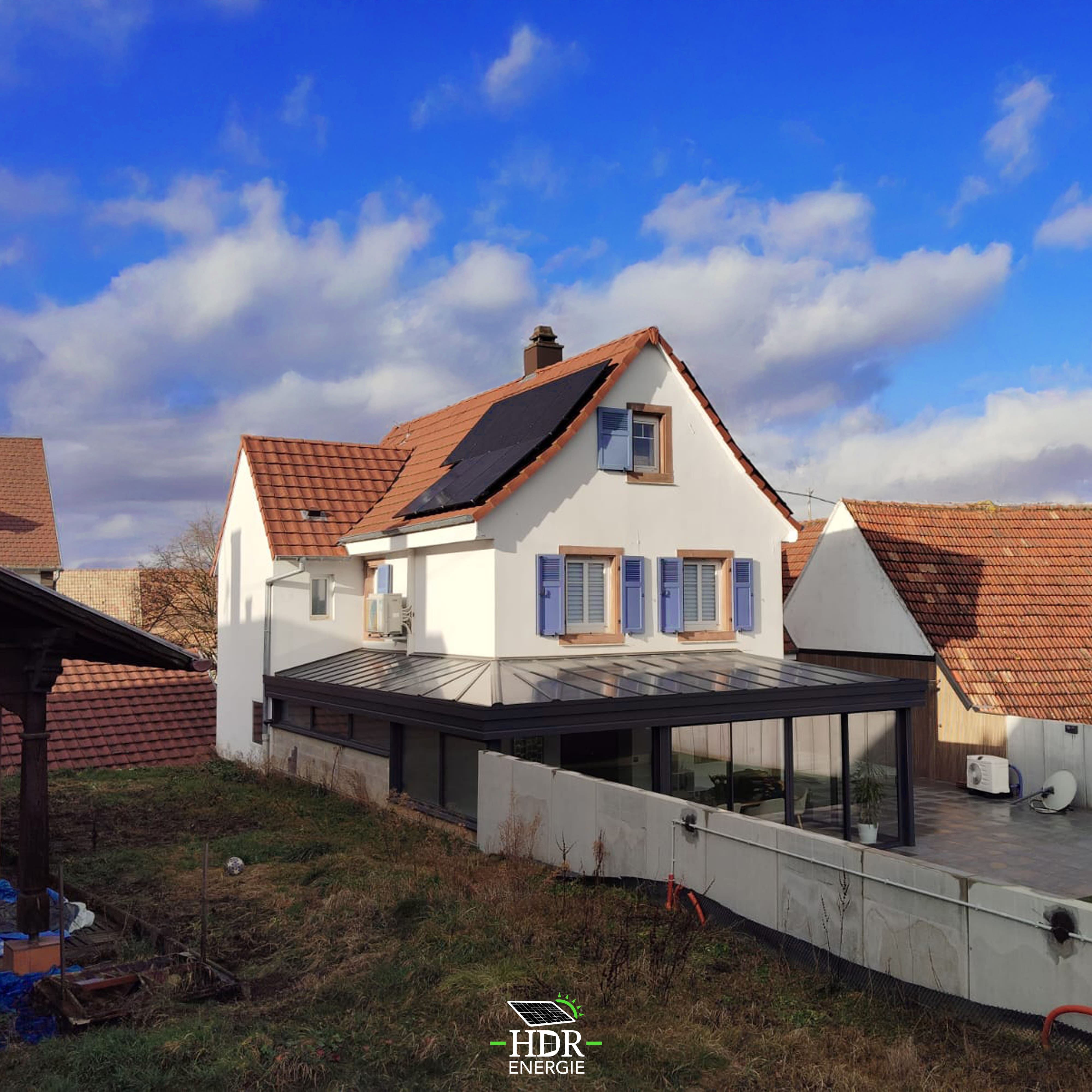 HDR ENERGIE- Nos réalisations - Installation photovoltaïque sur toiture – 6 kWc