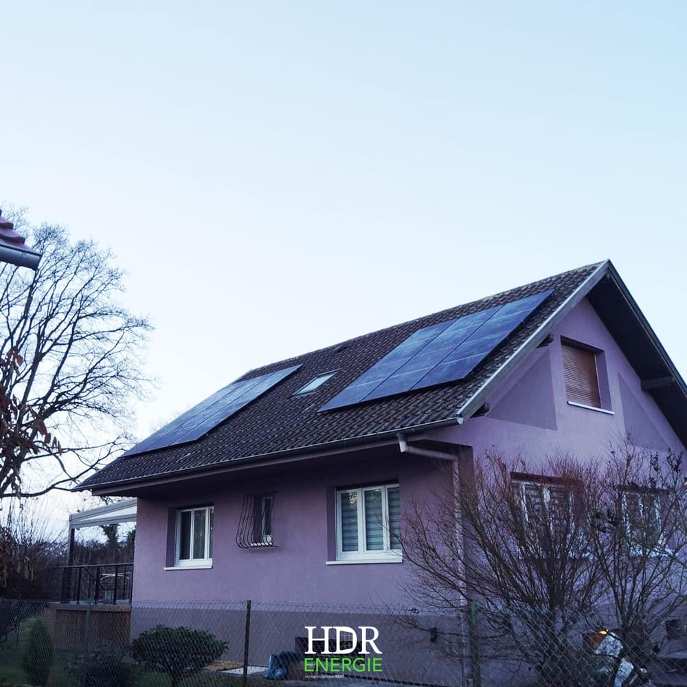 Installation photovoltaïque – sur toiture –  6 kWc + batterie de stockage GoodWE- LX D5.0-10