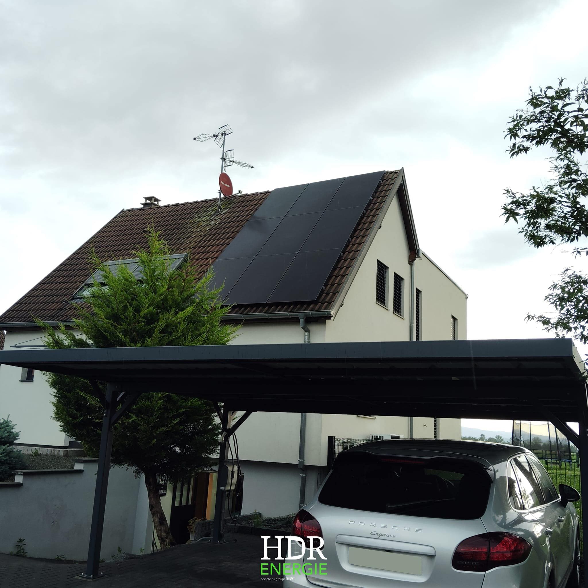 Installation photovoltaïque – sur toiture –  9.5Wc + batterie de stockage Huawei – LUNA2000-7-S1