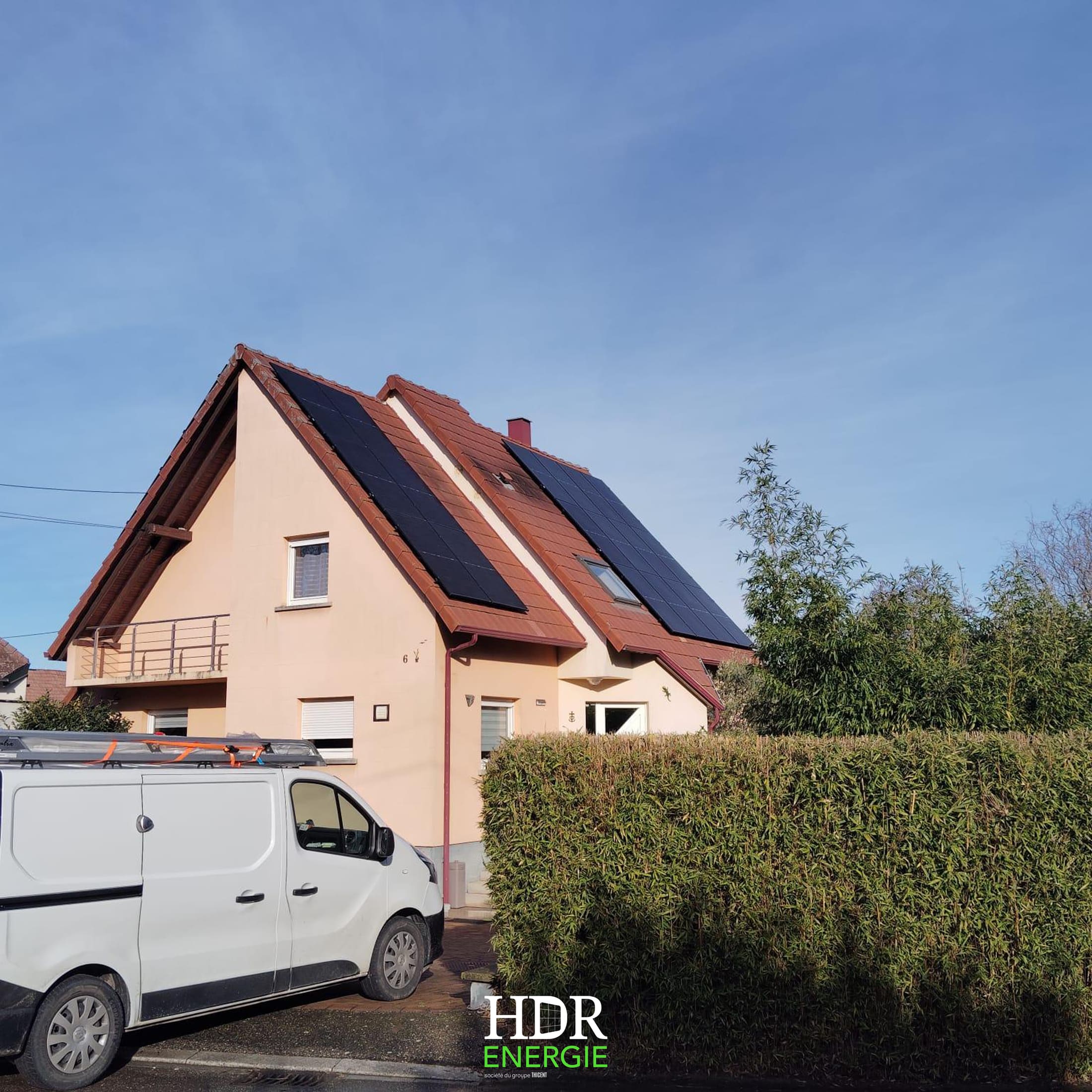 Installation photovoltaïque – sur toiture –  12 kWc + batterie de stockage Huawei – LUNA2000-7-S1