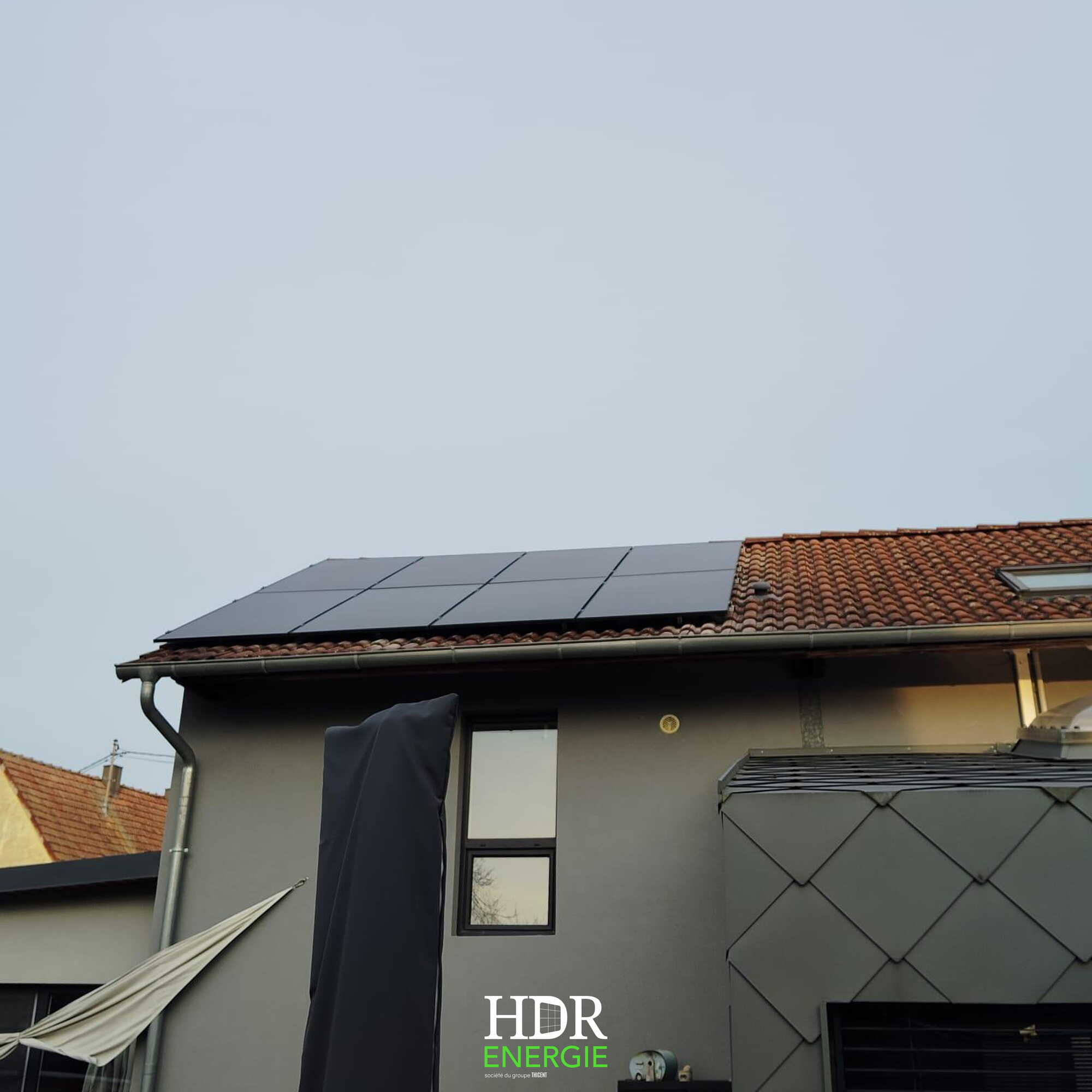 Installation photovoltaïque - sur toiture – 6kWc - HDR Energie