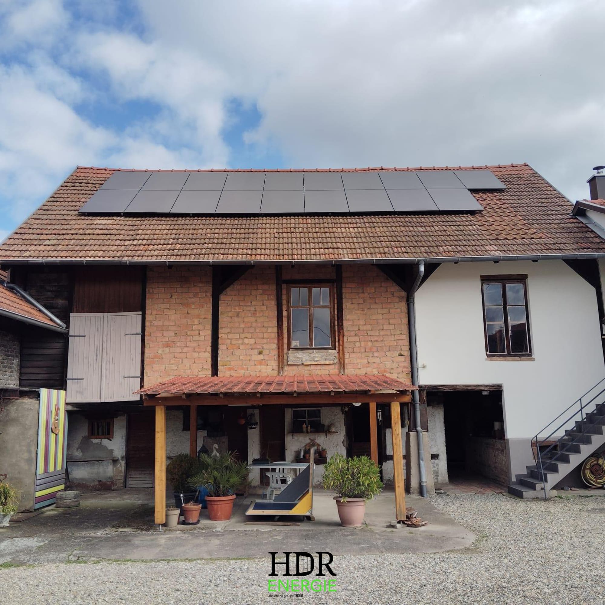 Installation photovoltaïque – sur toiture de maison – 9.5 kWc