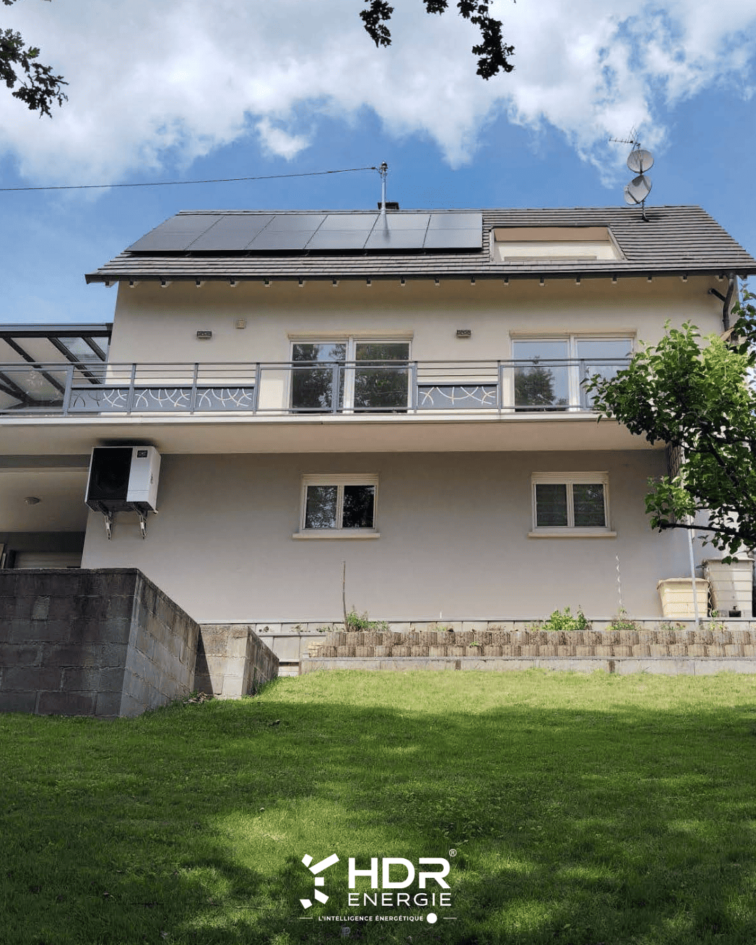 Installation photovoltaïque – sur toiture – 6 kWc + batterie Atmoce