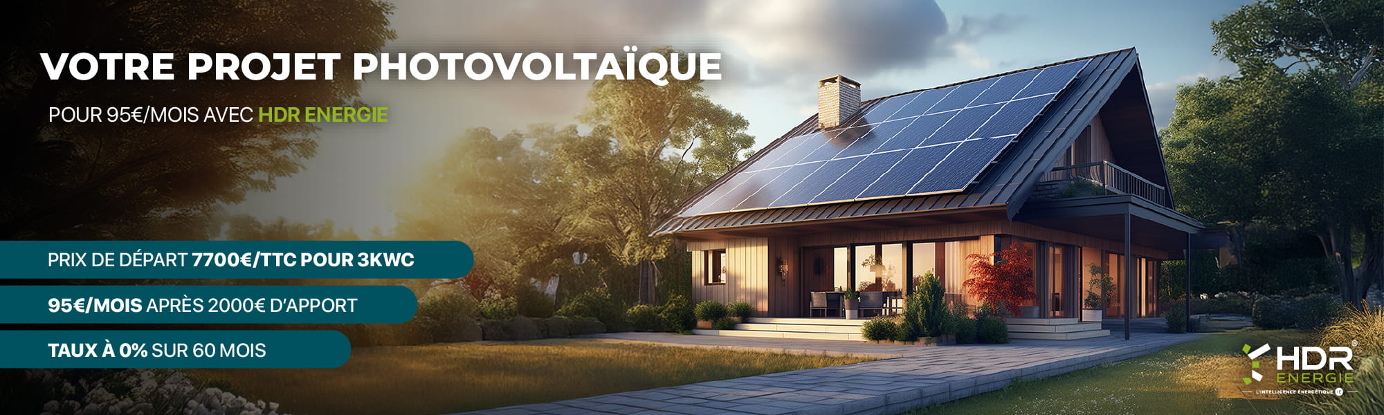 HDR Energie - Votre projet photovoltaïque à partir de 95€/mois HDR Energie - Votre projet photovoltaïque à partir de 95€/mois