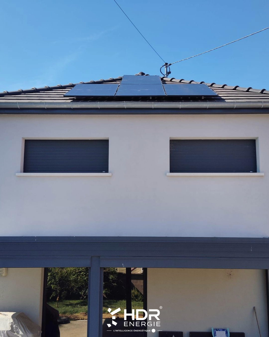 Installation photovoltaïque – sur toiture – 6 kWc + batterie Goodwe