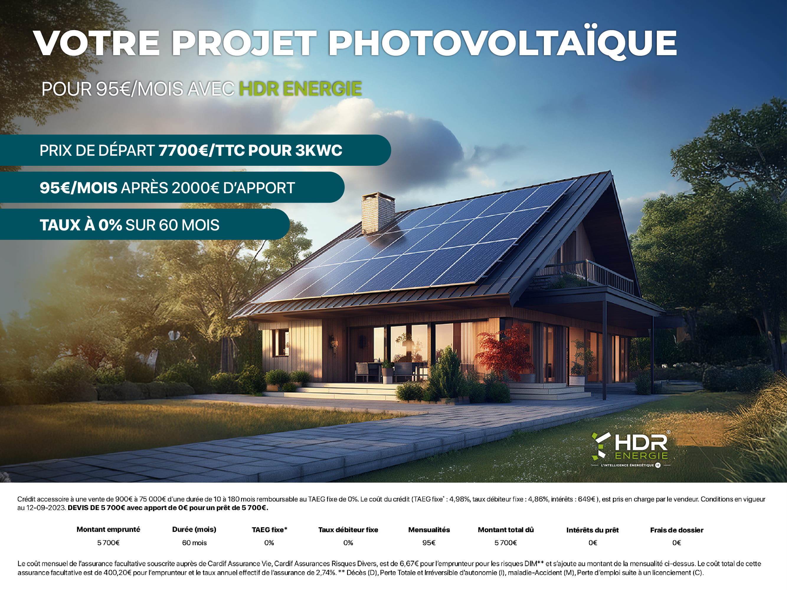 HDR Energie - Votre projet photovoltaïque à partir de 95€/mois