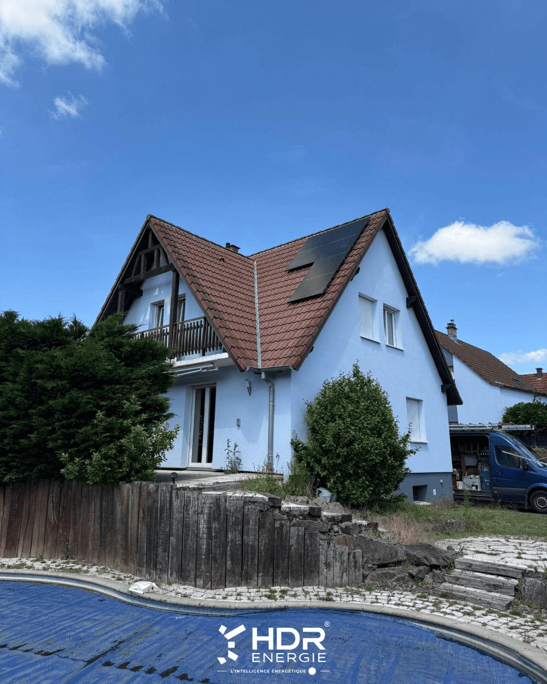 Installation photovoltaïque – sur toiture – 6 kWc + batterie Atmoce