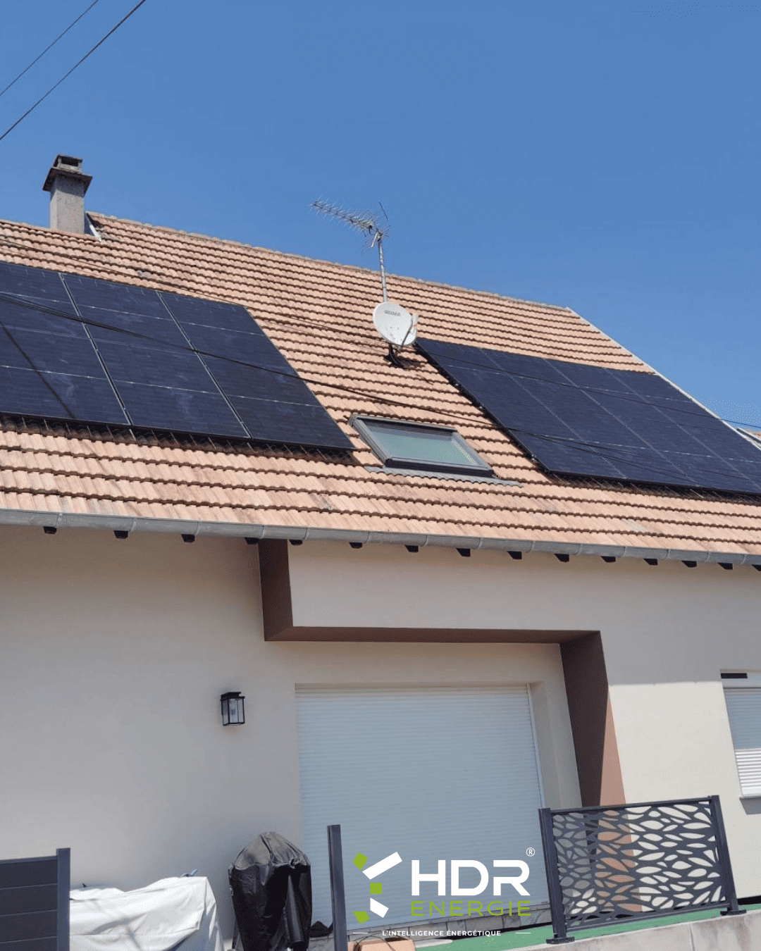 Installation solaire – sur toiture – 7 kWc + batterie de stockage GoodWe