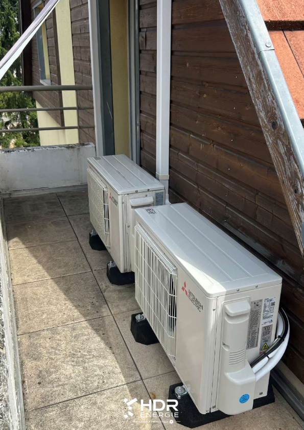 Installation climatisation réversible – habitation