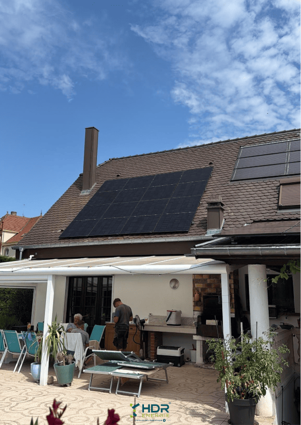 Installation solaire – sur toiture – 12 kWc + batterie de stockage GoodWe