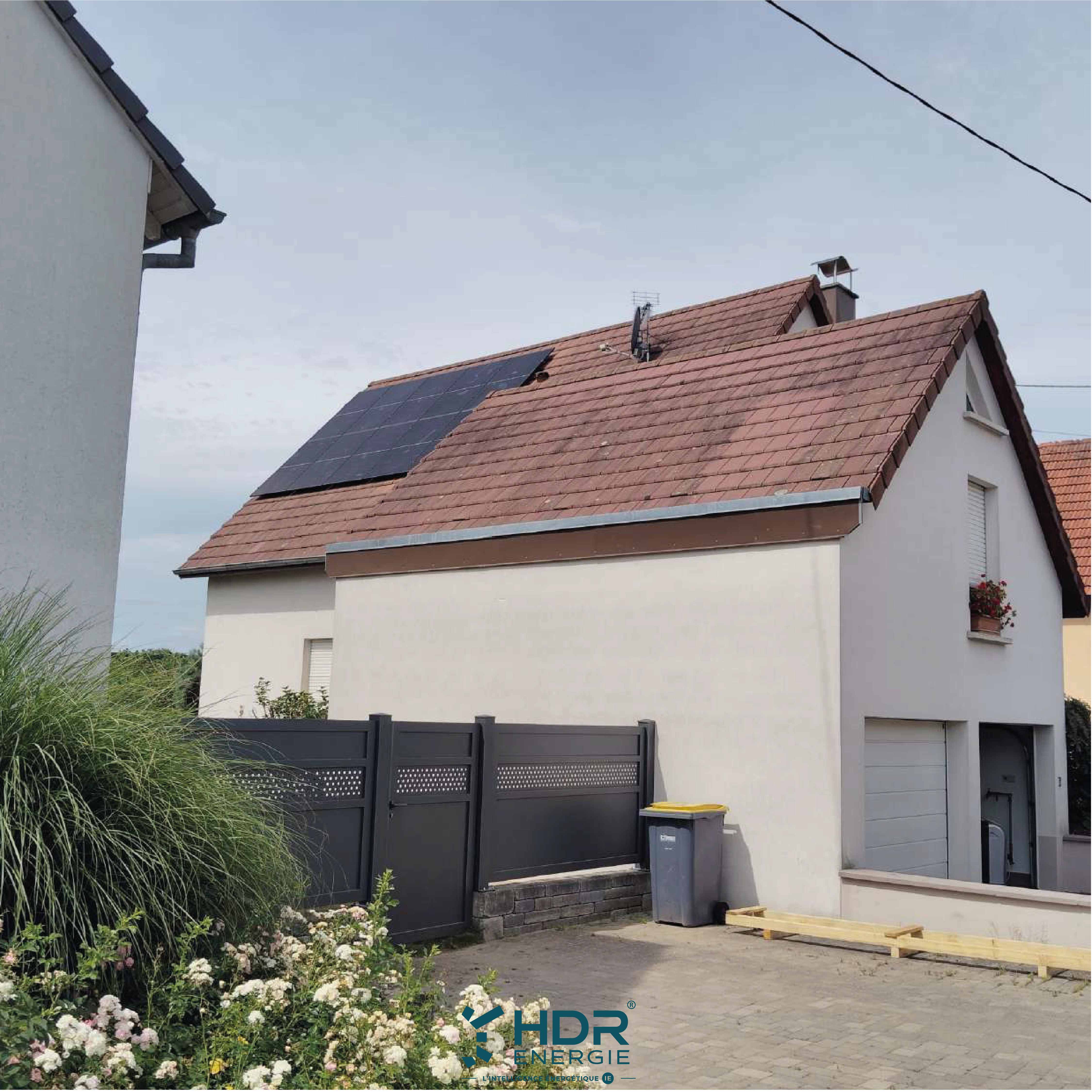 Installation solaire – sur toiture + batterie de stockage GoodWe
