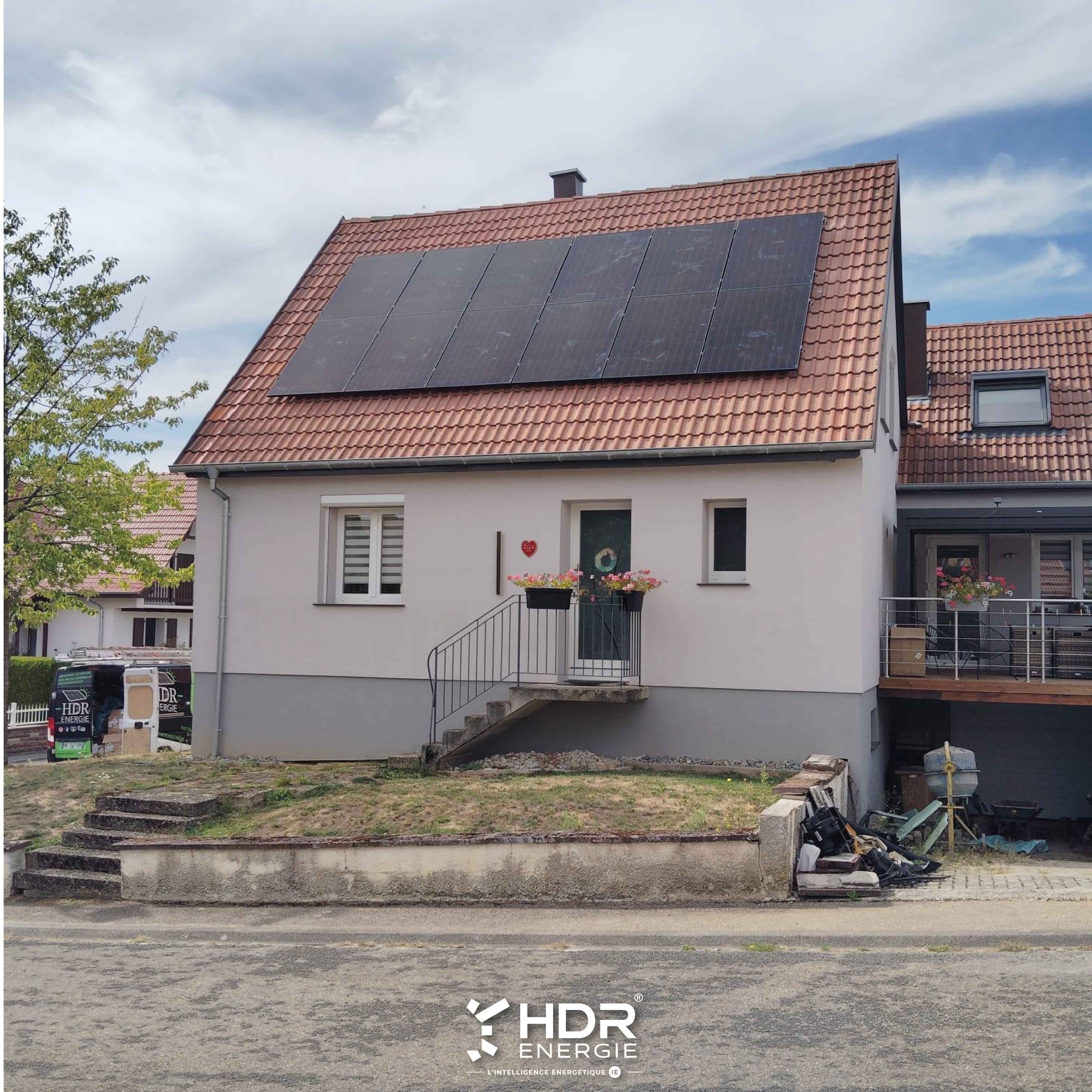 Installation solaire – sur toiture + batterie de stockage GoodWe