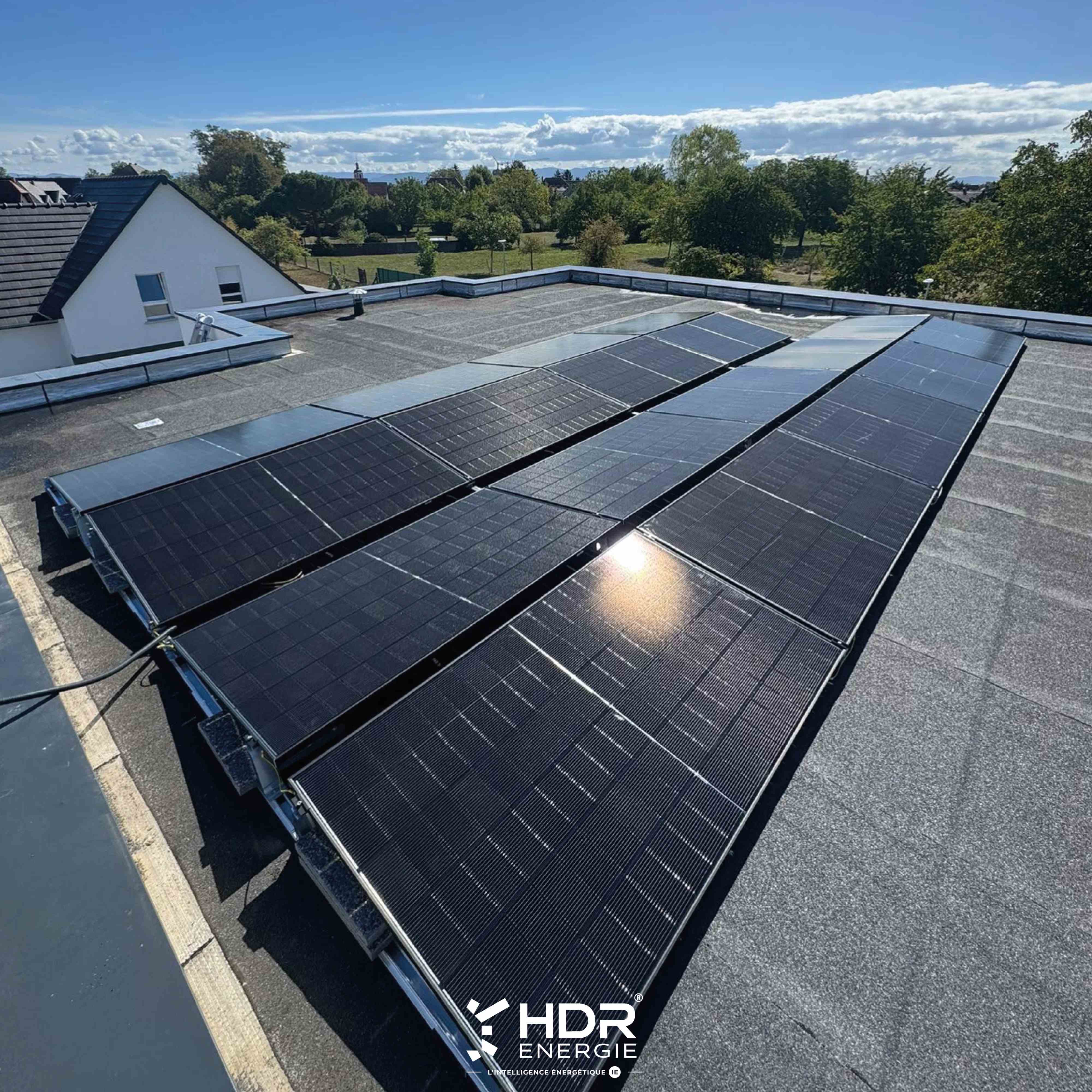 Installation solaire – sur toiture + batterie de stockage GoodWe