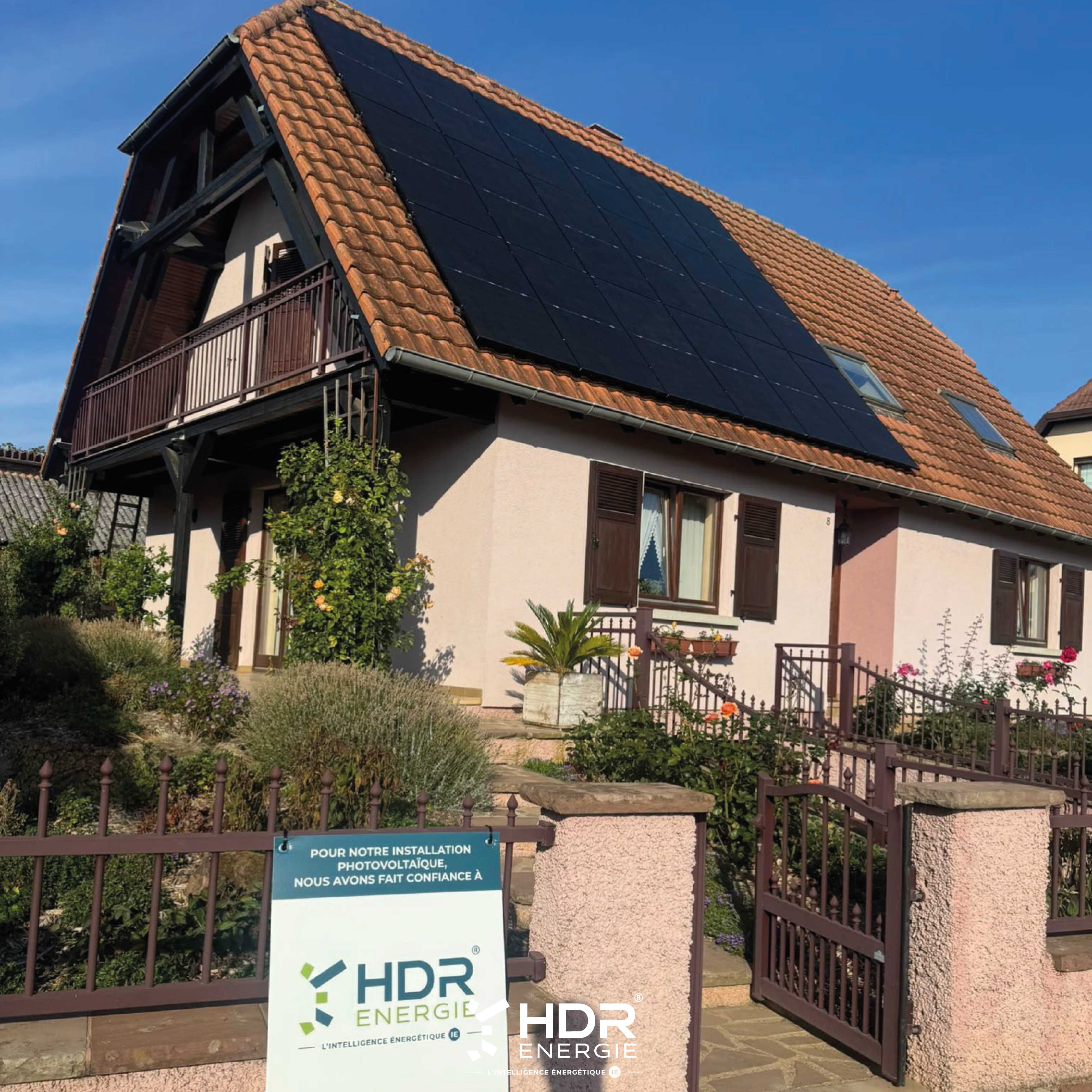 Installation solaire – sur toiture + batterie de stockage GoodWe