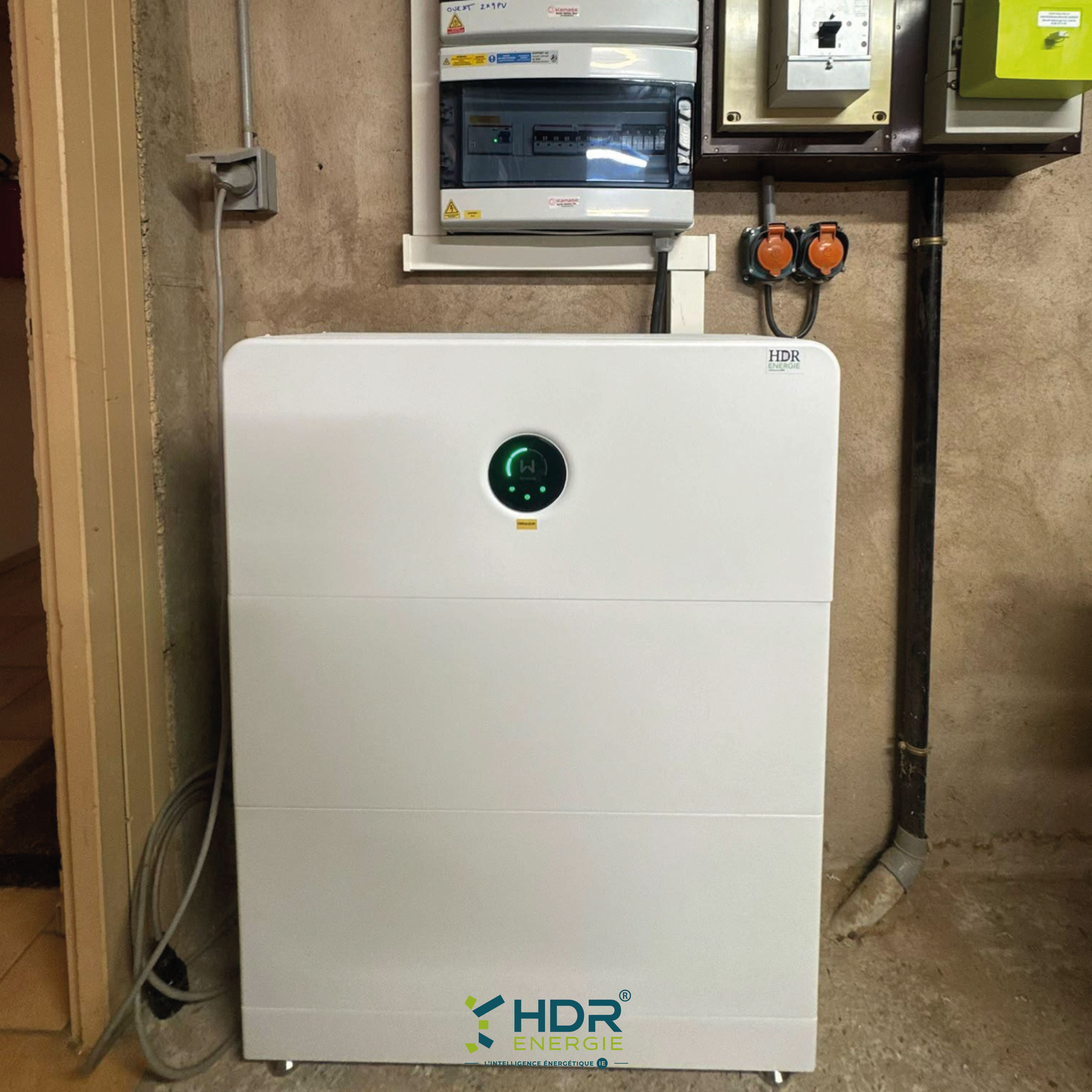 HDR Energie - installation solaire avec batterie de stockage