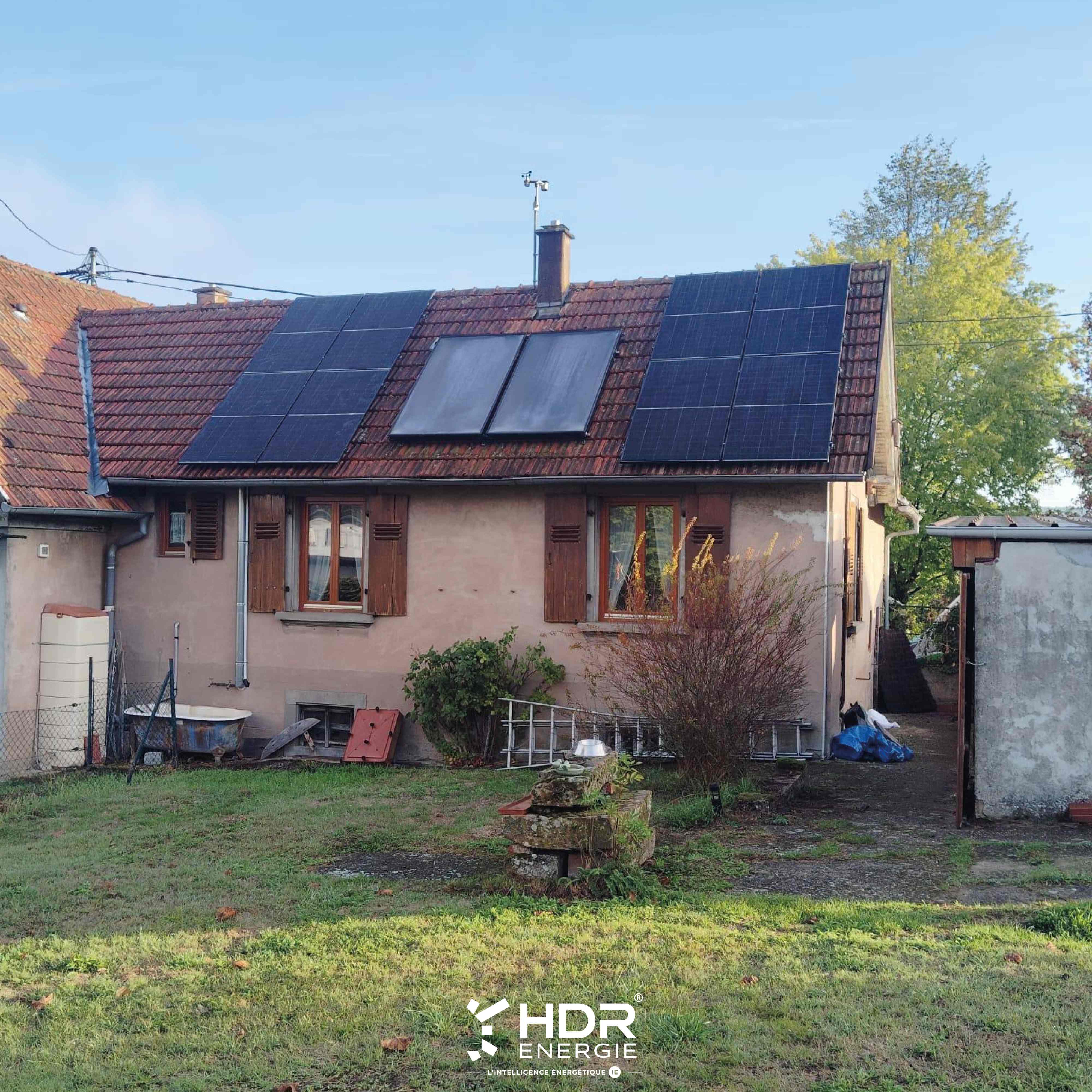 Installation solaire – sur toiture + batterie de stockage GoodWe
