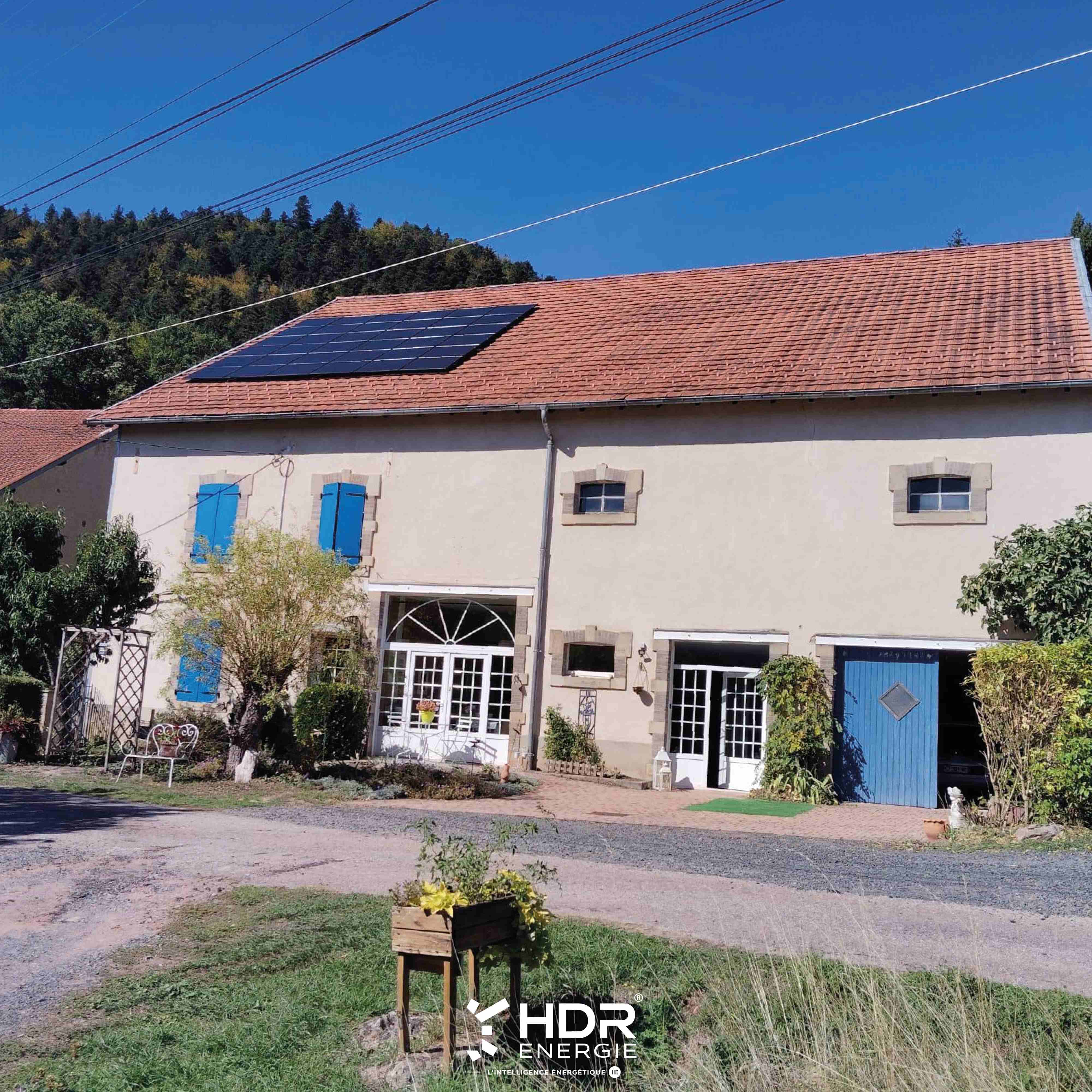HDR Energie - installation panneaux solaires et batterie pour gite