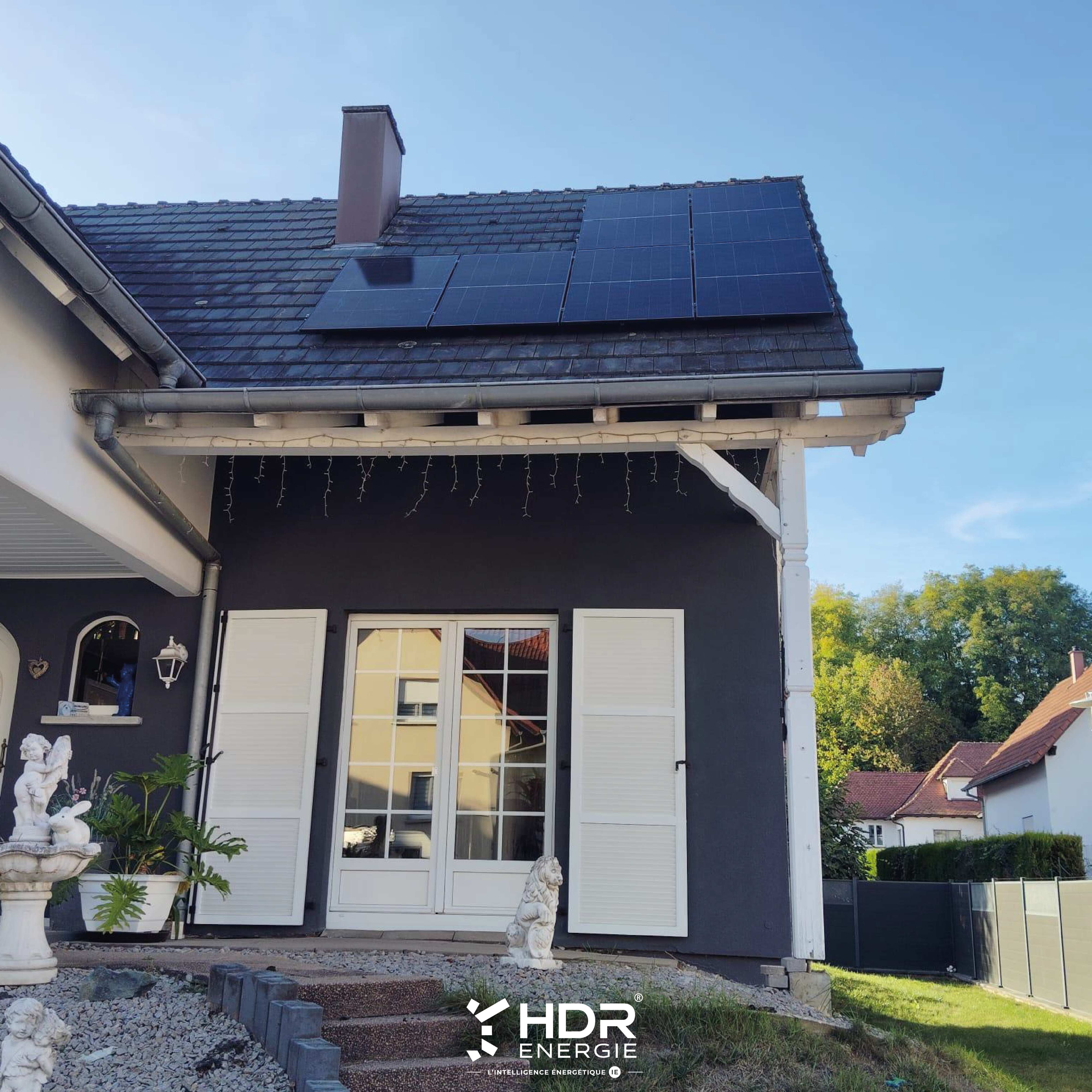 Installation solaire – sur toiture + batterie de stockage GoodWe