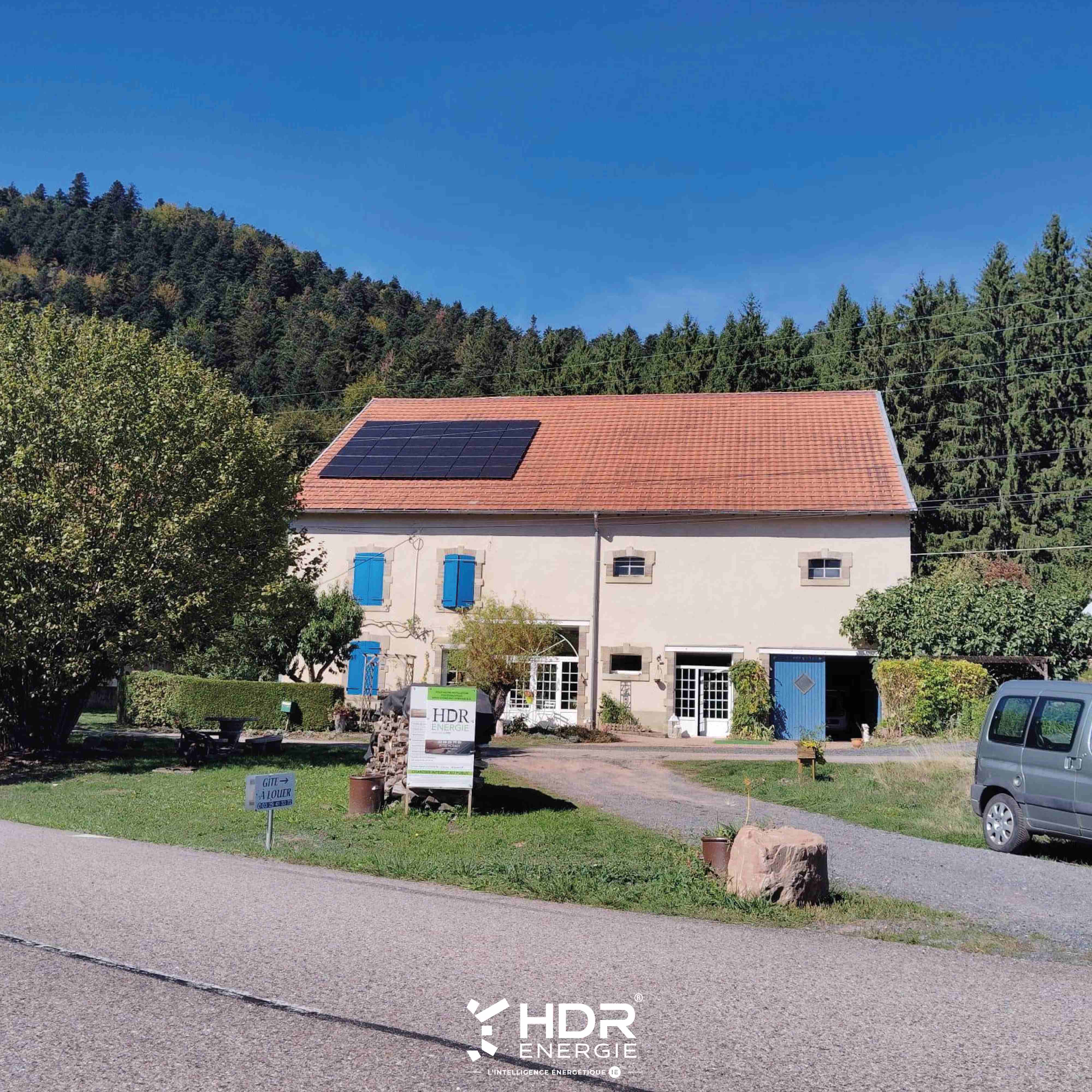 Installation solaire – sur toiture + batterie de stockage GoodWe