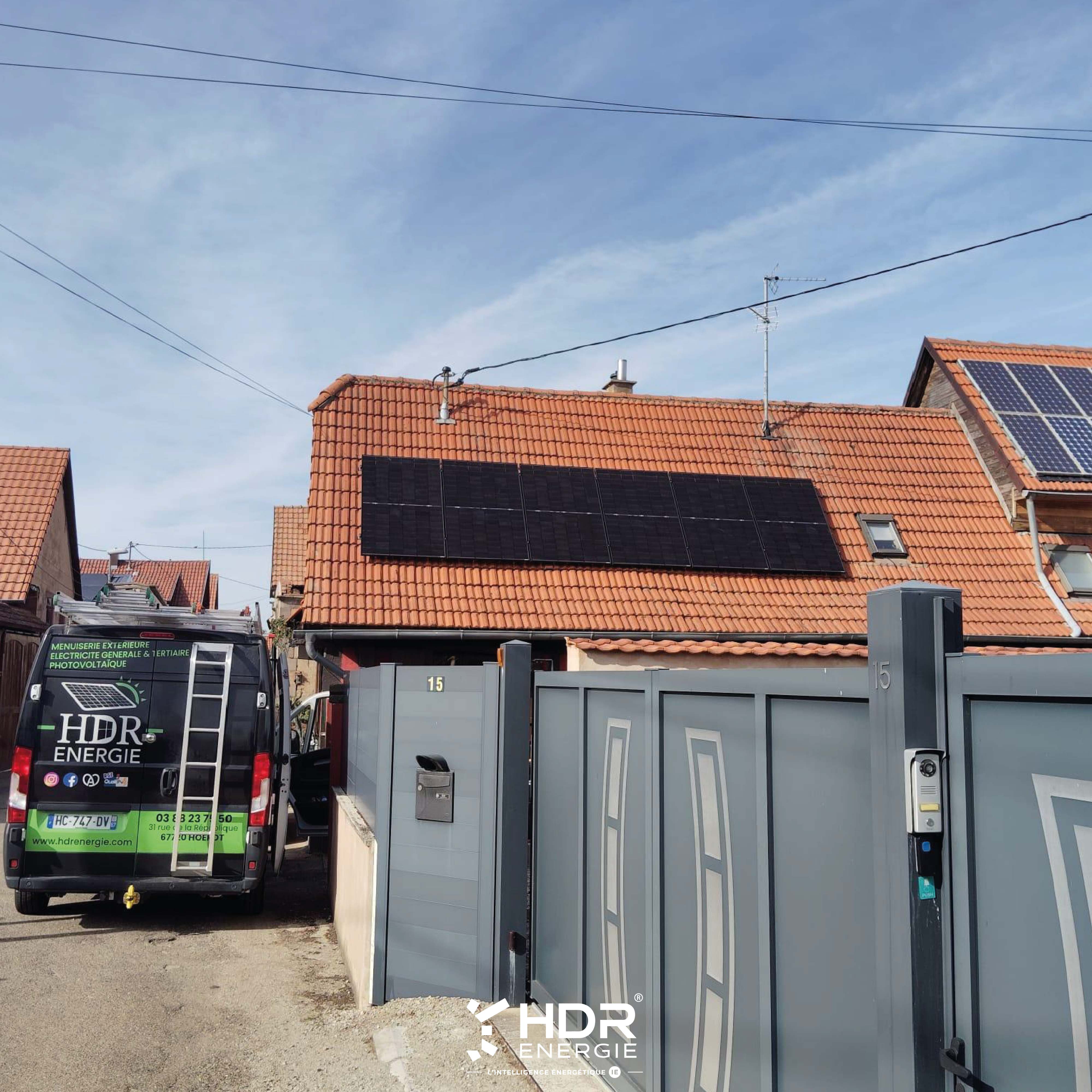 Installation solaire – sur toiture + batterie de stockage GoodWe