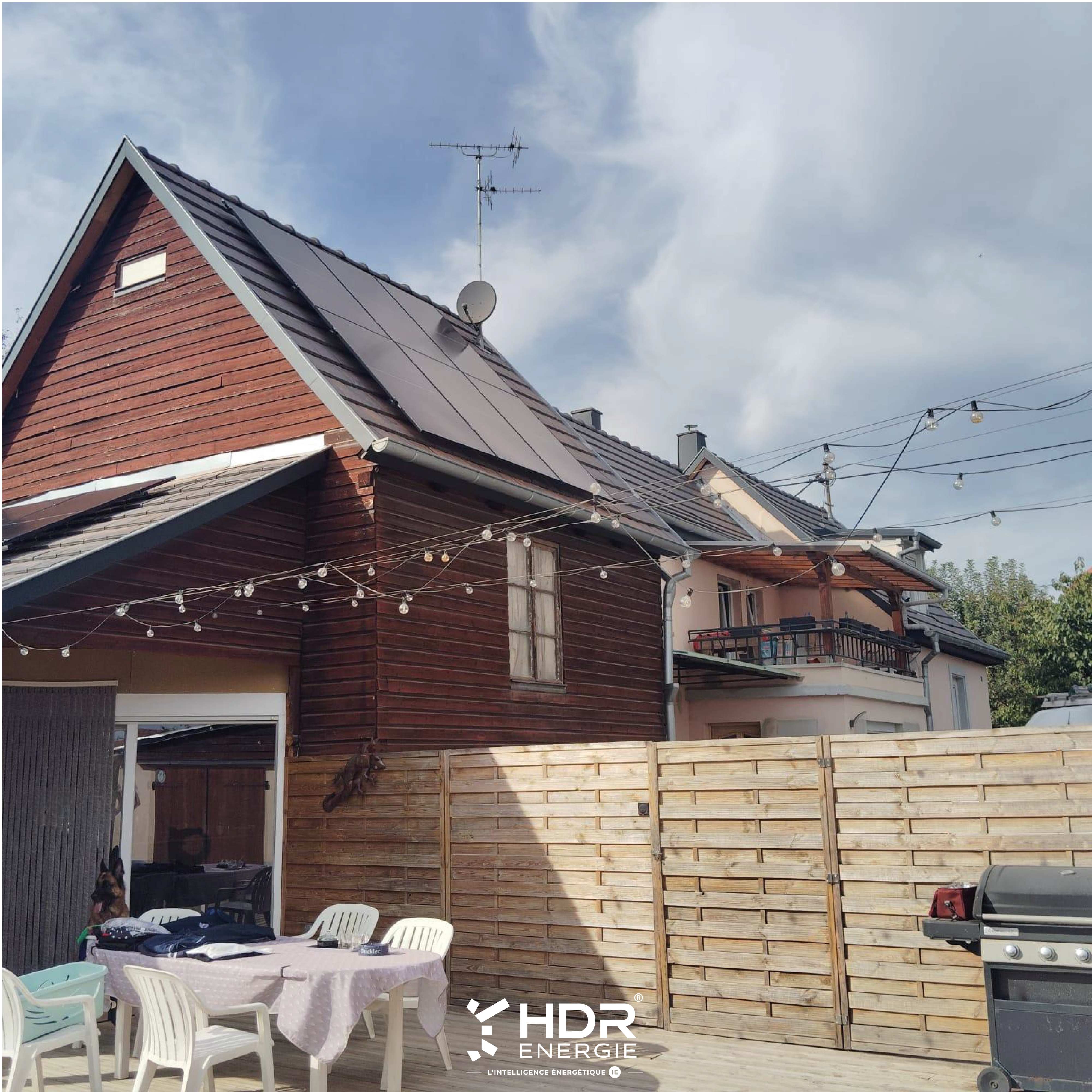 Installation solaire – sur toiture + batterie de stockage GoodWe