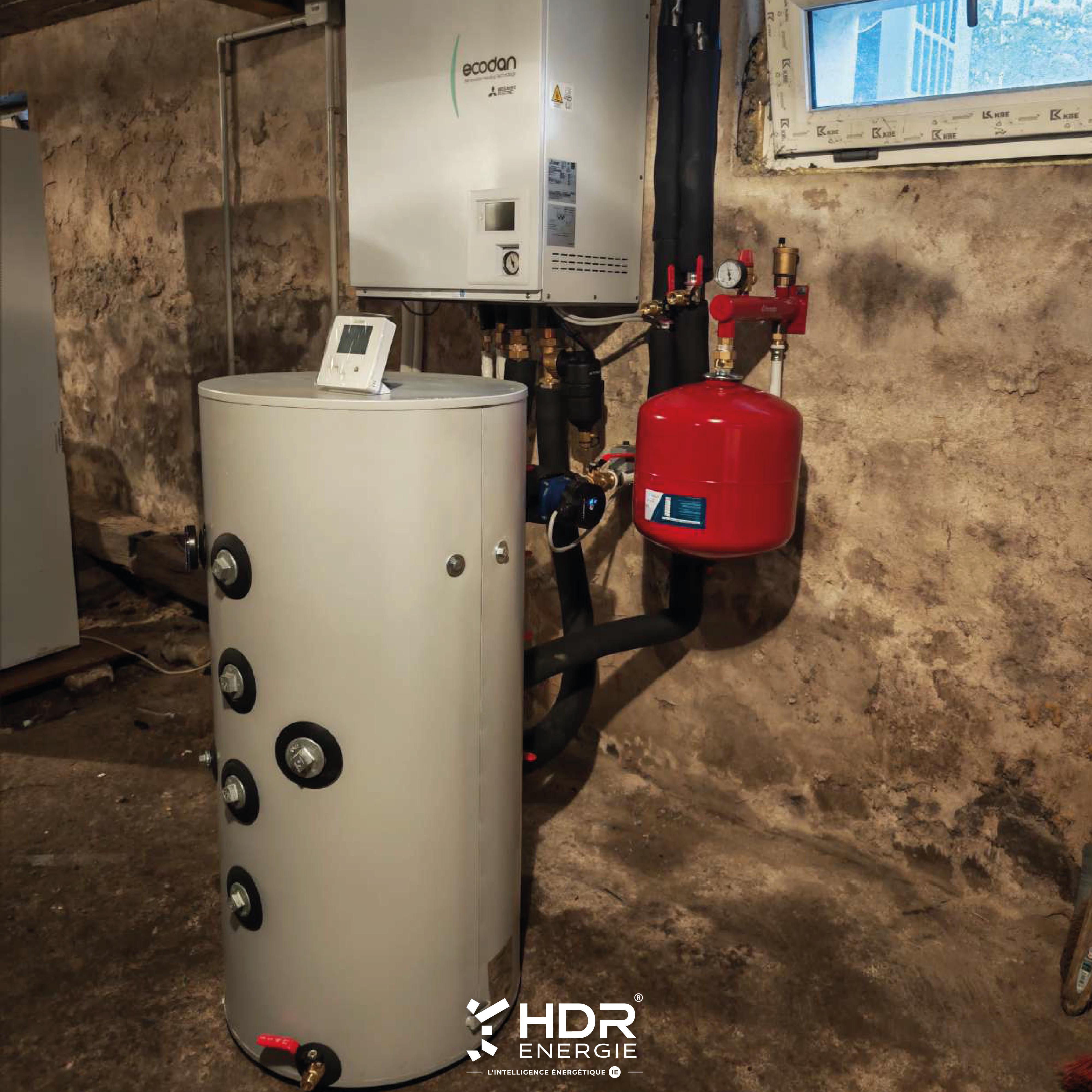 HDR Energie - installation pompe à chaleur air/eau