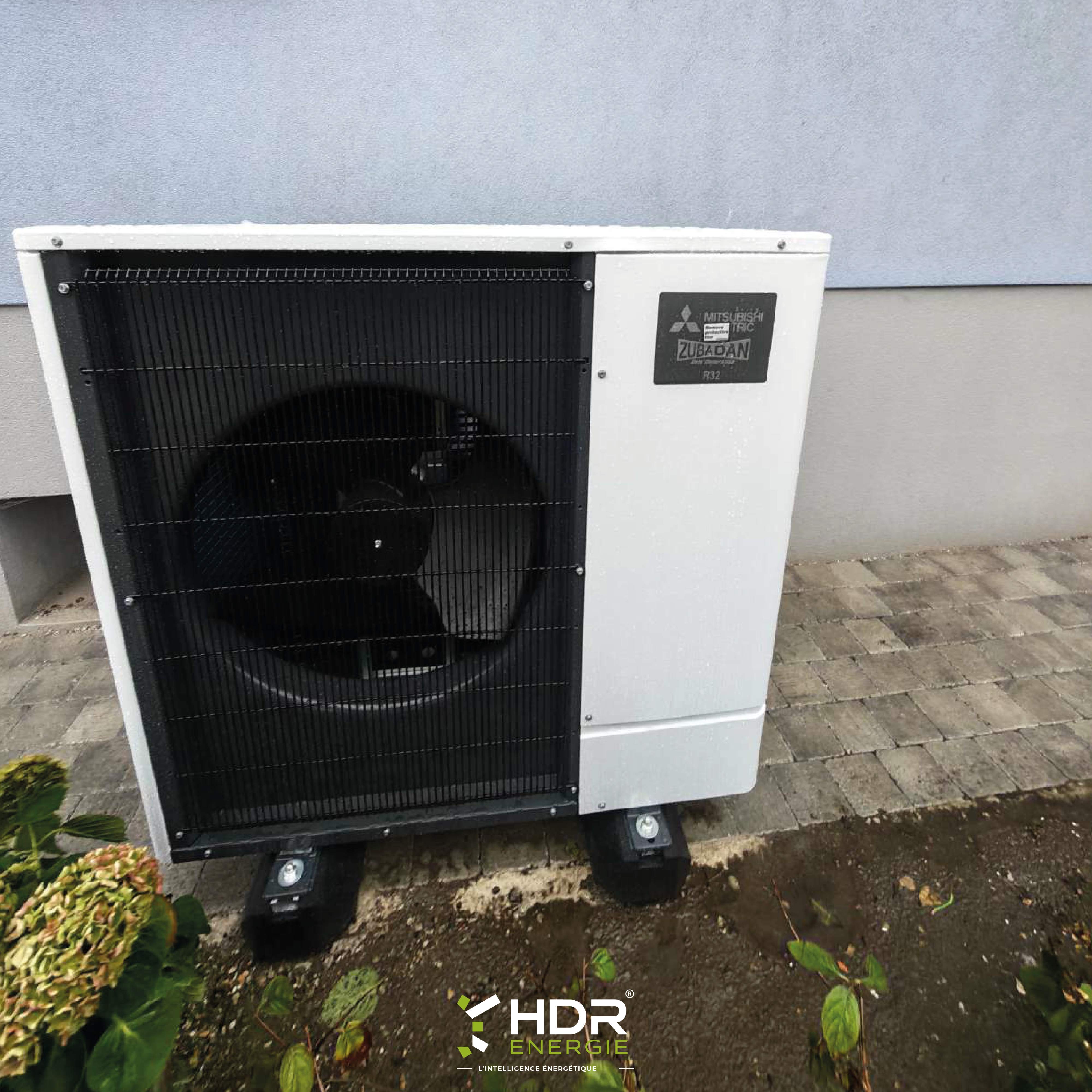 HDR Energie - installation pompe à chaleur air/eau